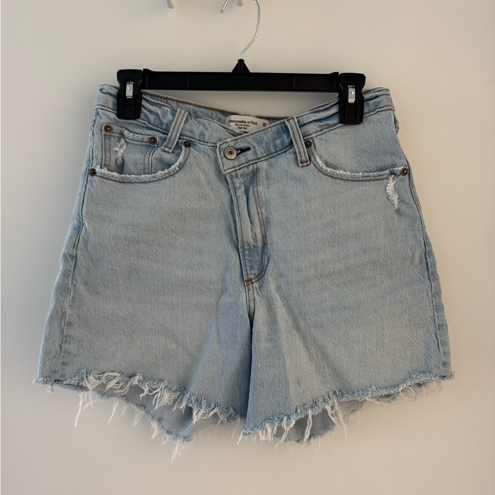 Women's Light Blue Denim Shorts